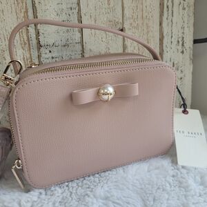 Ted Baker Blush Pink Bow Crossbody Bag